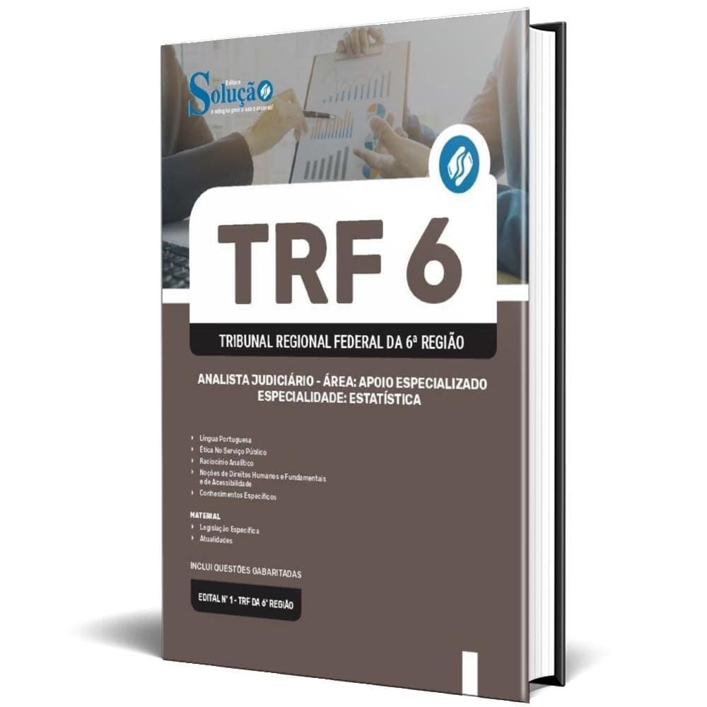 Apostila Trf 6 2024 Analista Judiciário Área: Apoio