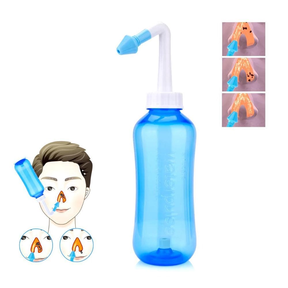Irrigador Nasal Azul Para Nariz Entupido