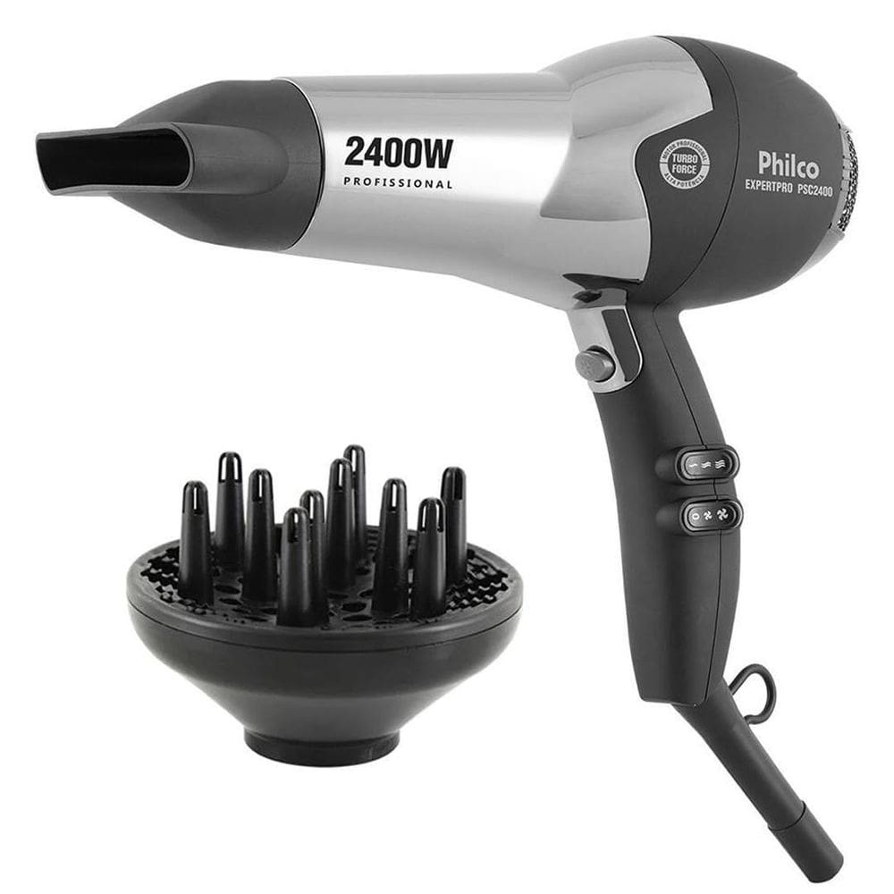 Secador De Cabelos Philco Expert Pro Psc2400 Preto 2400W