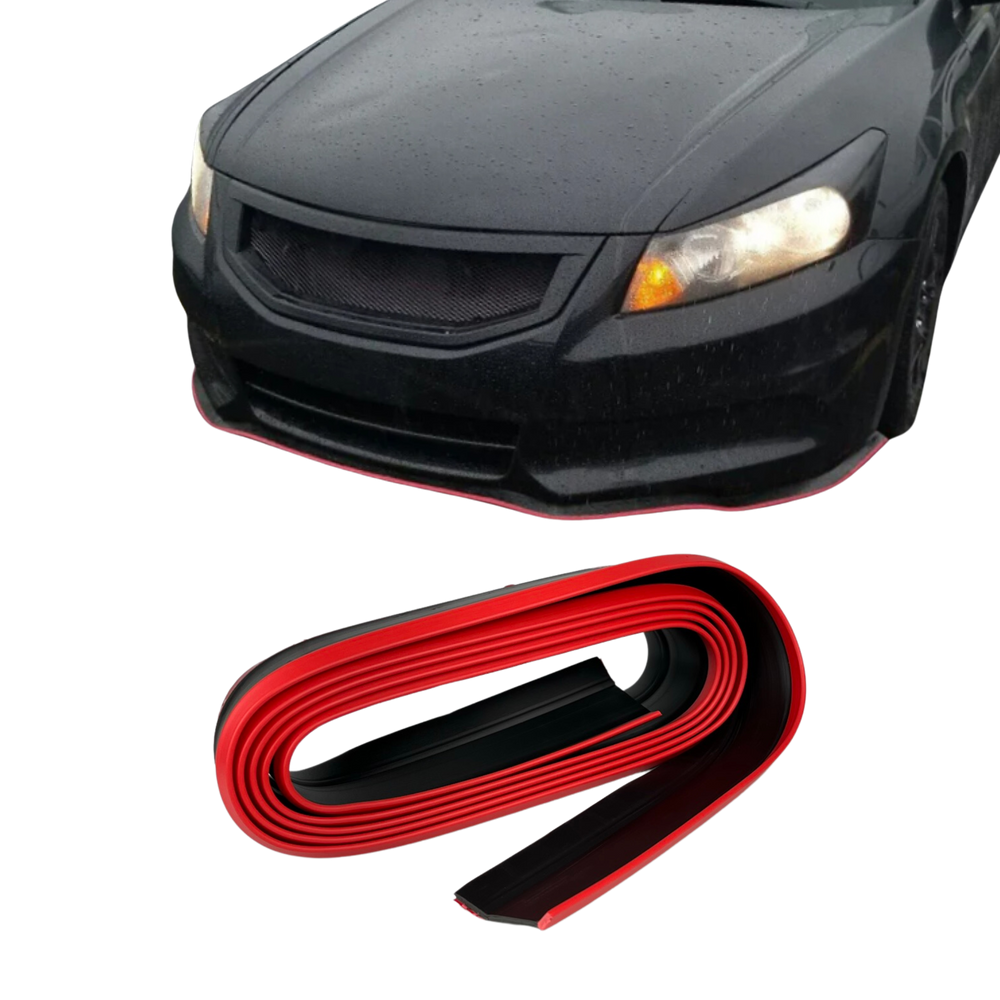 Saia frontal ajustável Flexível PVC Preto Vermelho Universal