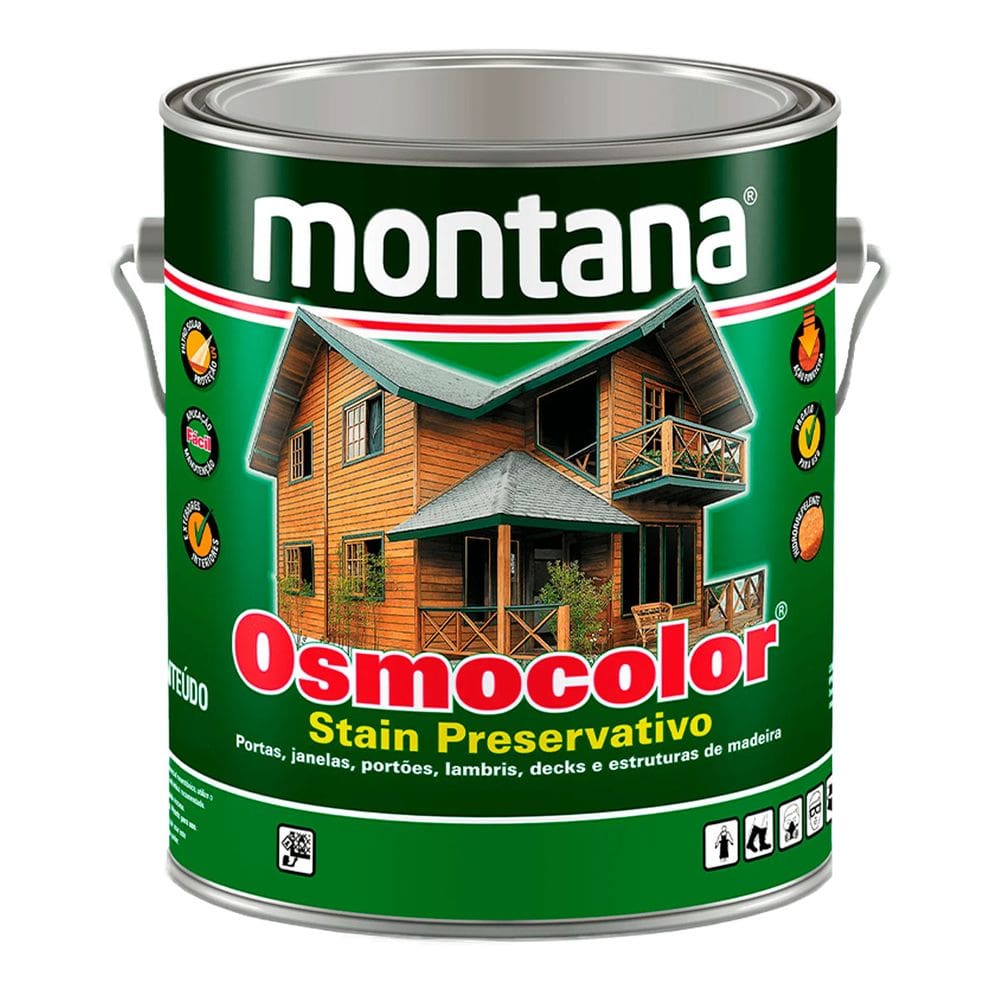 Stain Base Solvente Acetinado Osmocolor Canela 900ml Montana