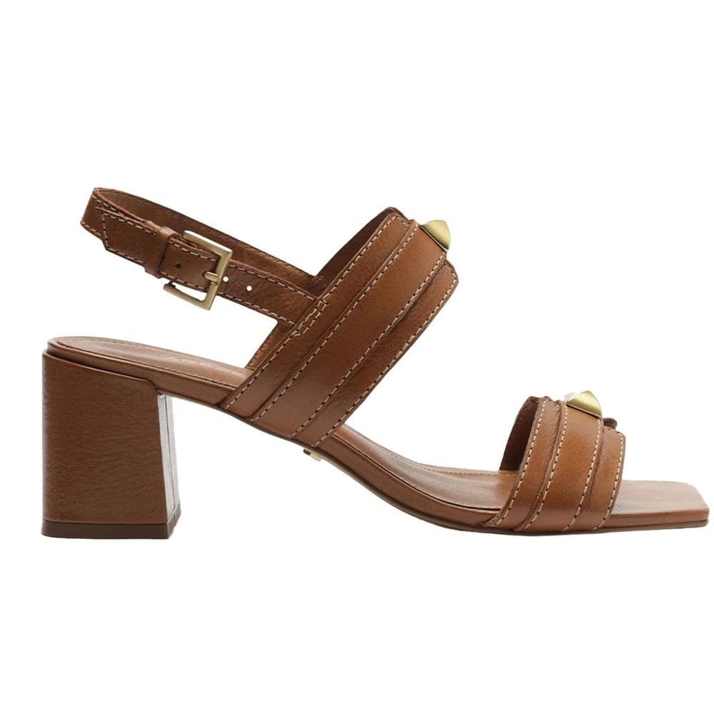 Sandália Arezzo Salto Bloco Médio