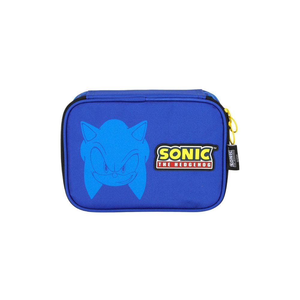 Estojo Escolar Box Sonic Azul Game Et47544