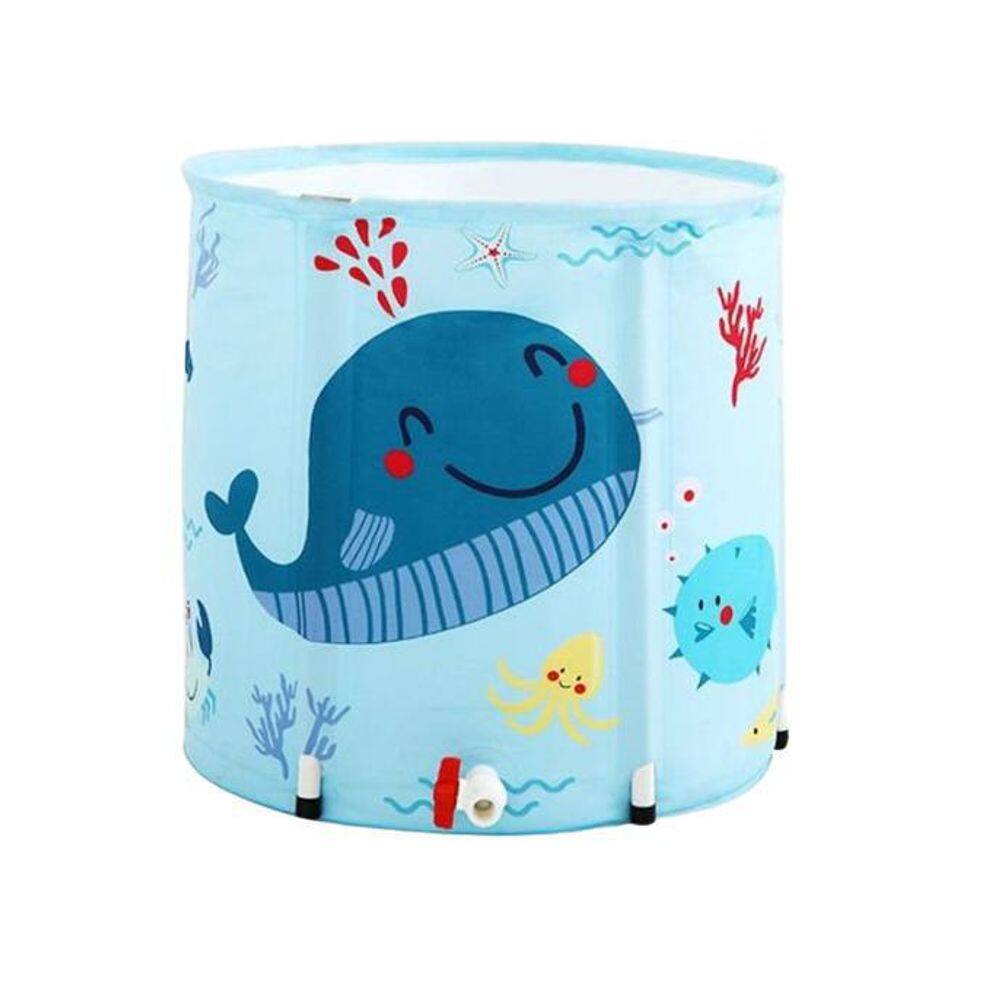 Banheira Ofurô Dobrável Azul Baby Pil