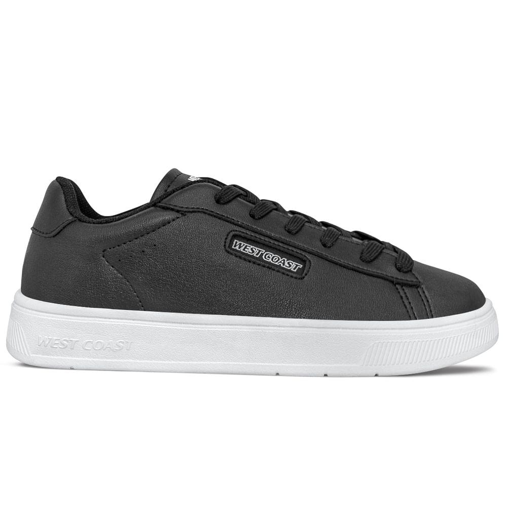Tênis West Coast 81 Unissex Sintético Range | Black White6