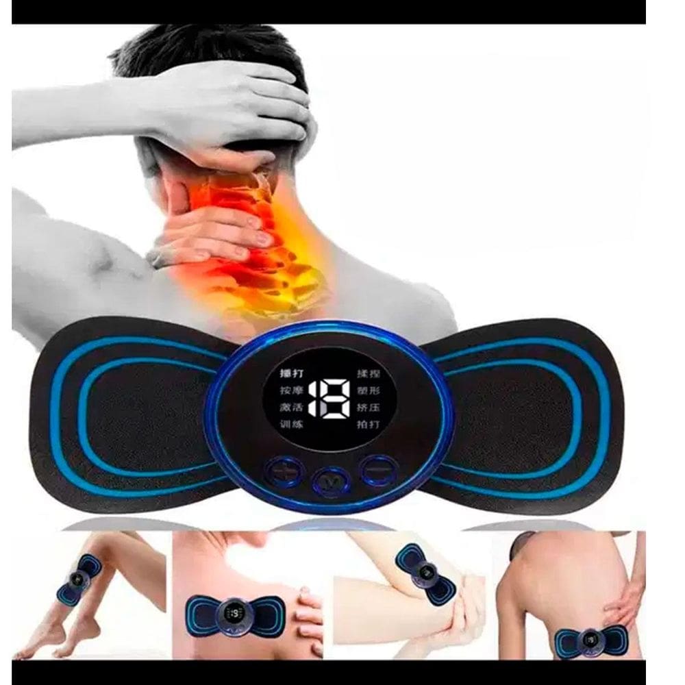 Mini Massageador Portátil Para Dor Nas Costas E Pescoço