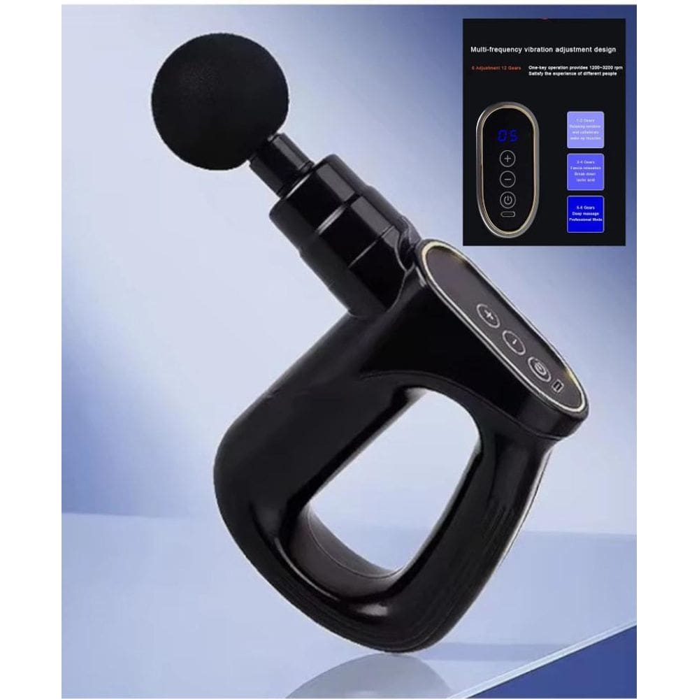 Super Pistola Massageador Muscular Profissional 6 Velocidade