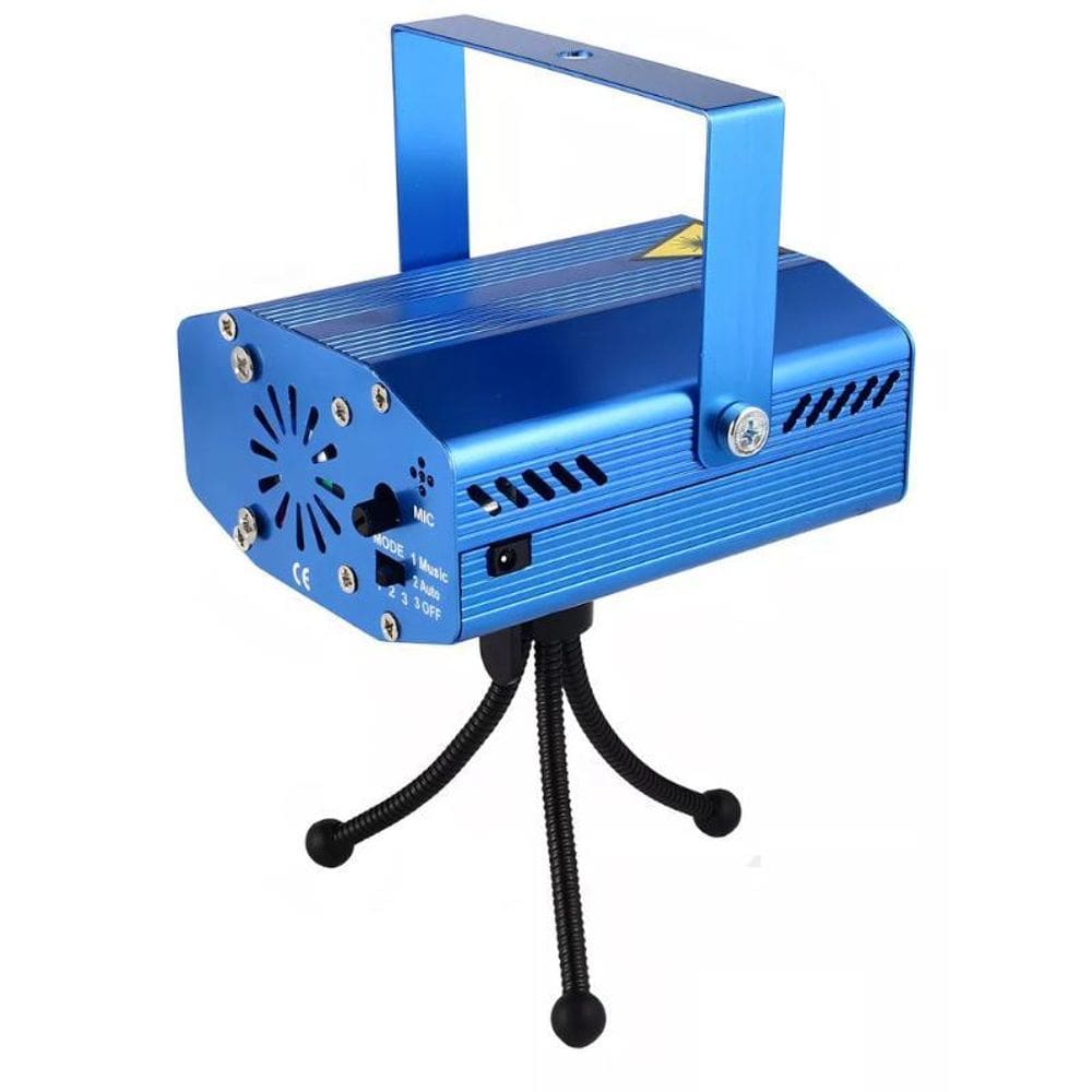 Mini Lazer Projetor Holográfico Festa Luz Led Bivolt