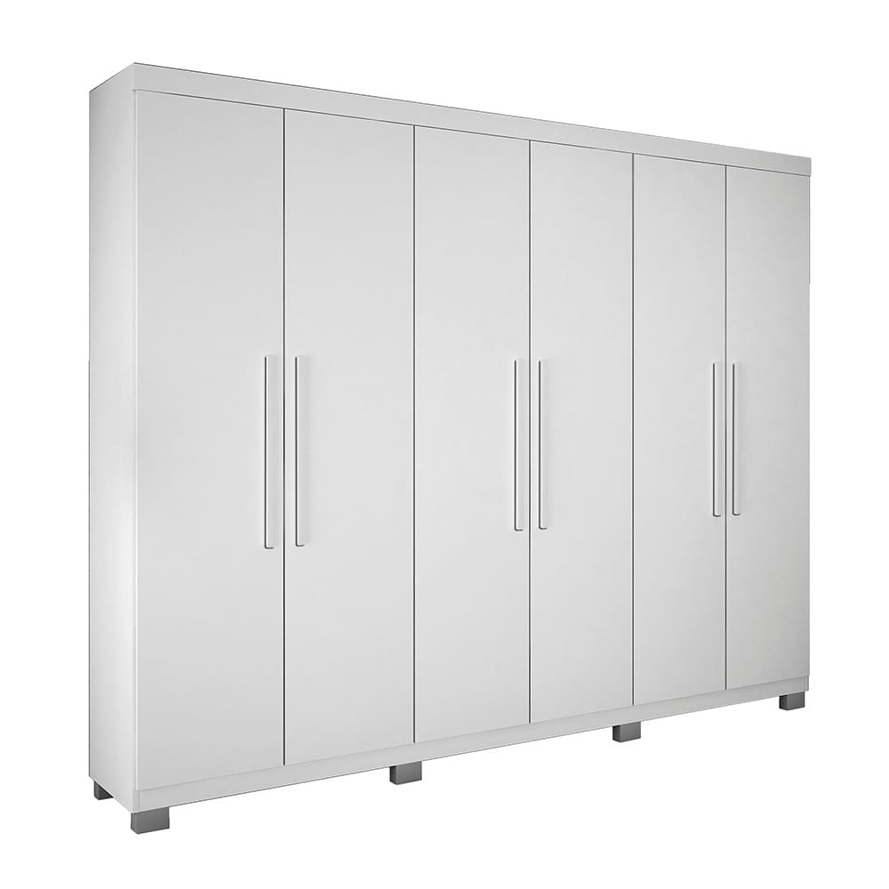 Guarda Roupa 6 portas 4 gavetas New Master Benetil