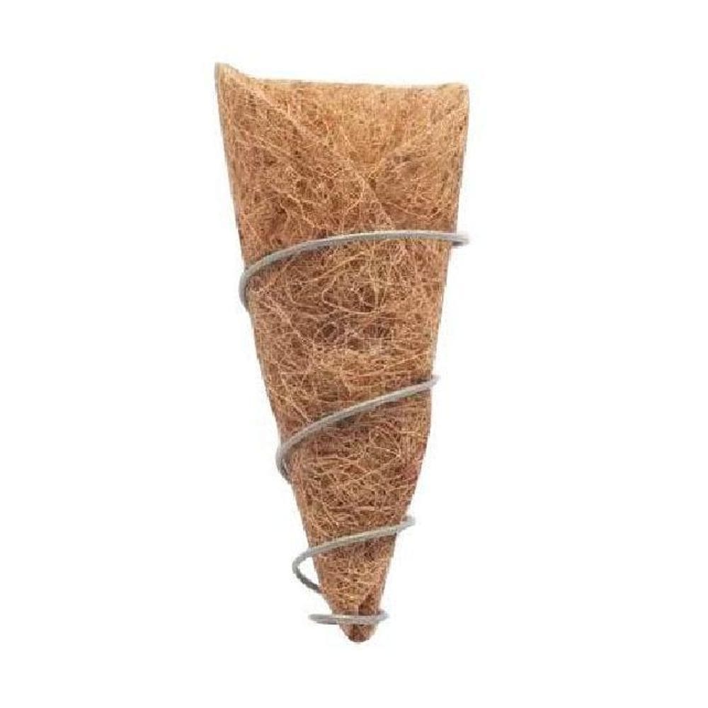 Vaso De Parede Fibra De Coco Com Suporte De Ferro