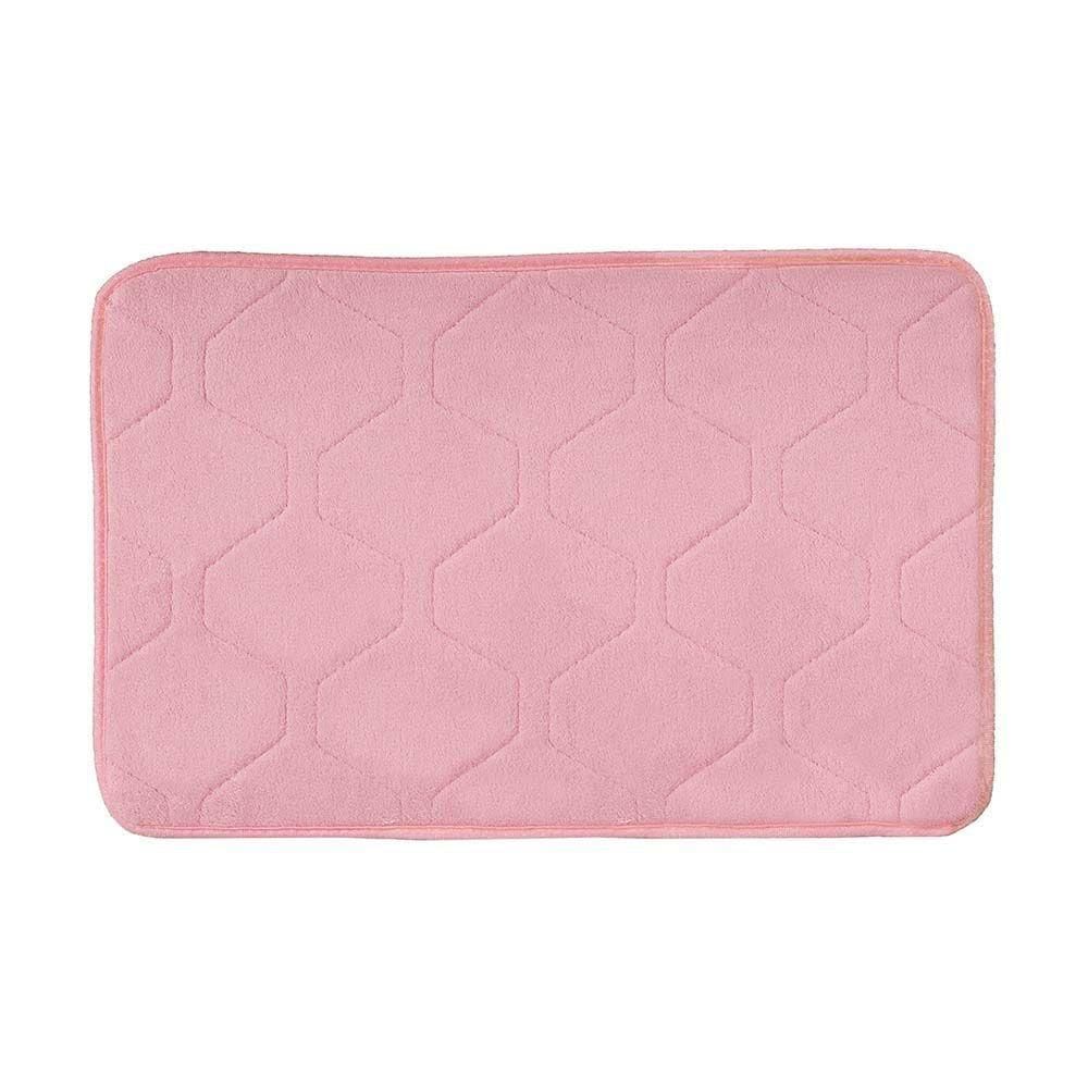 Tapete De Banheiro Touch 04 Rosa 0,40x0,60m - Edantex