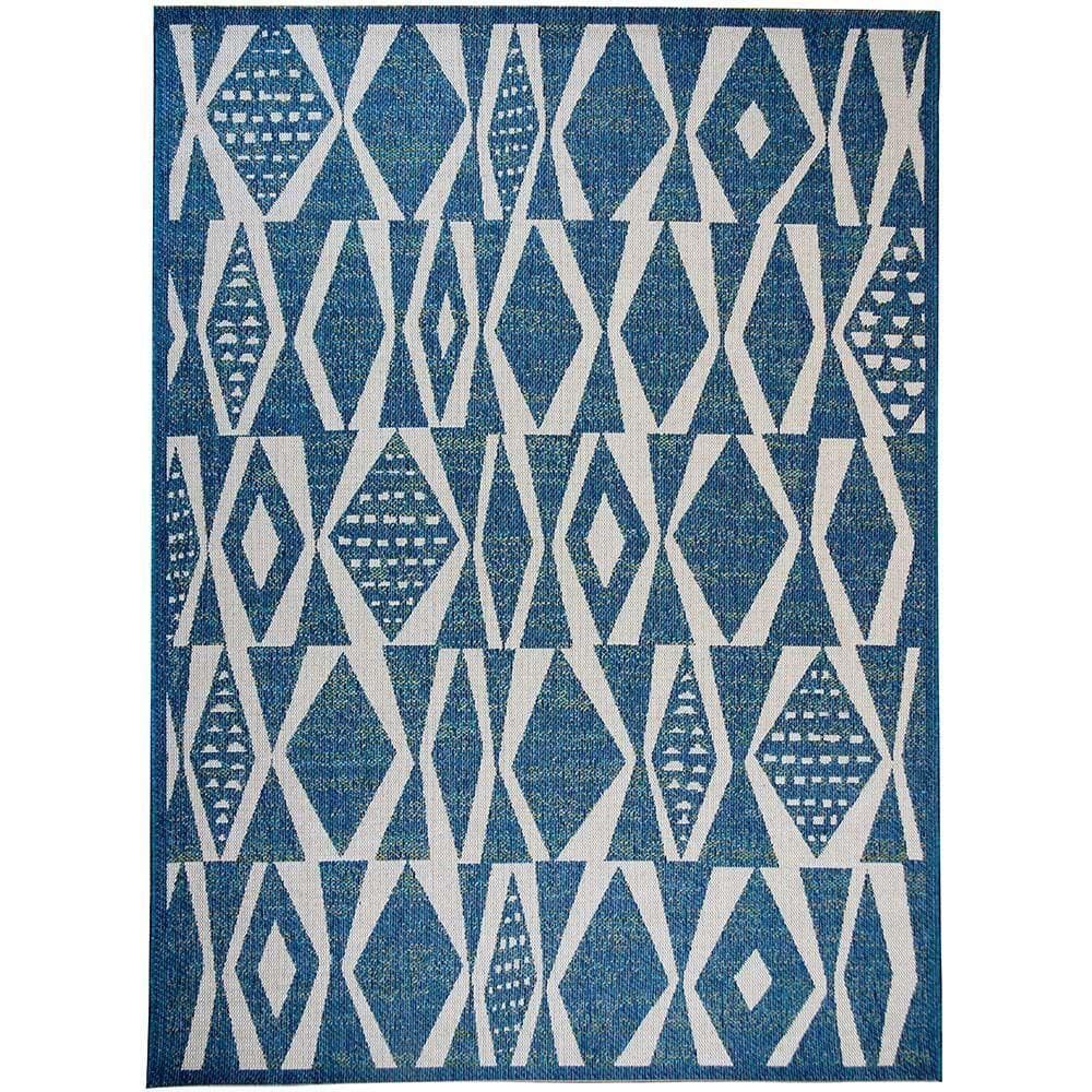 Tapete Sisal Aurora 02 Azul 2,00x2,50m - Edantex