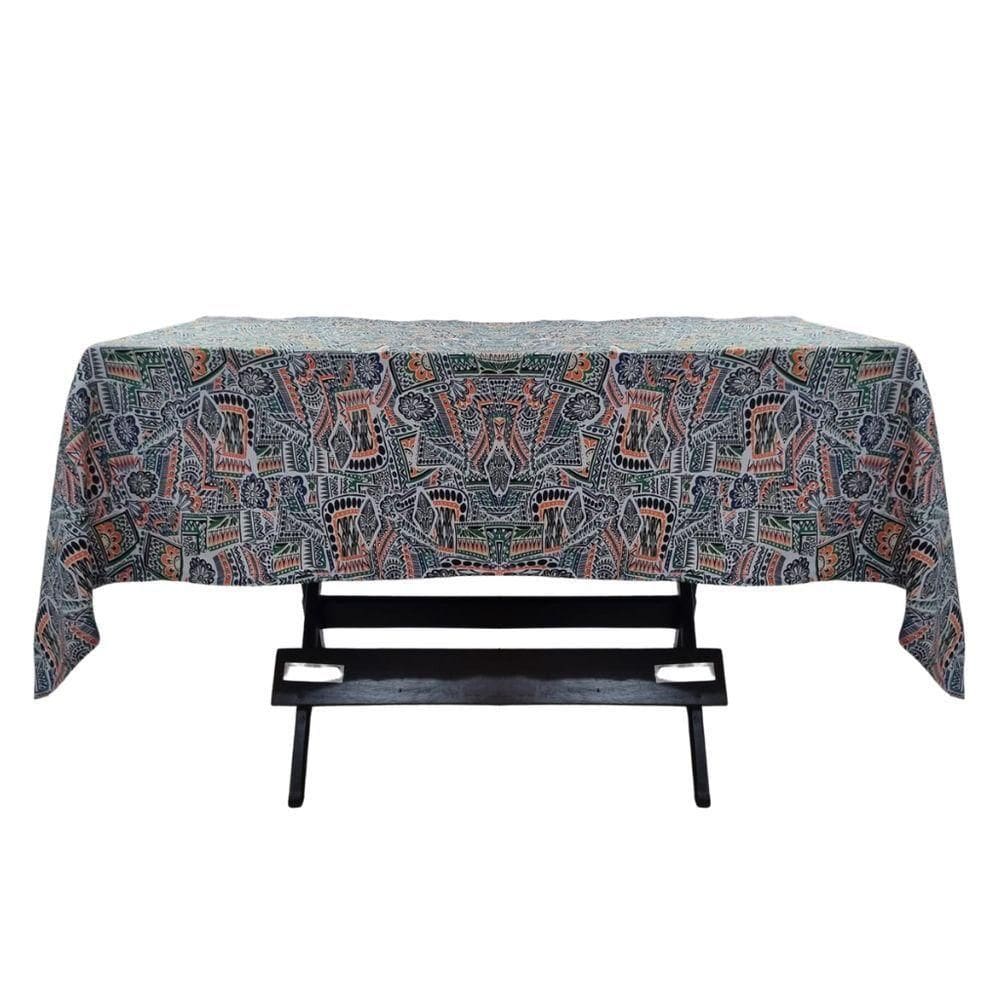 Toalha Mesa Oxford Estampado 1,50x1,50 4 Lugares Floral