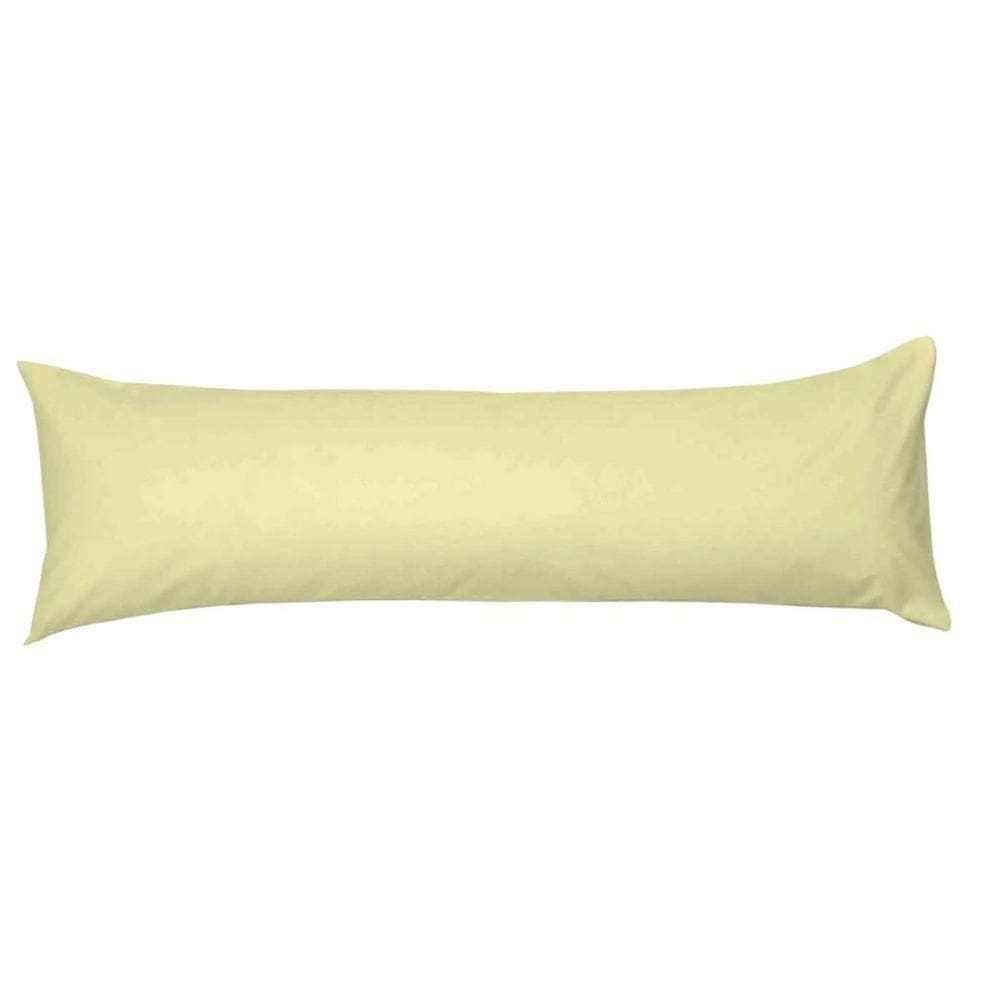 Fronha Para Travesseiro De Corpo Amarelo