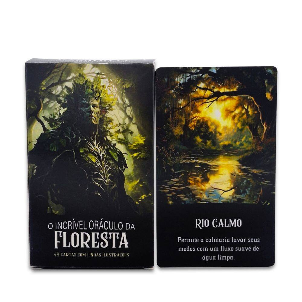 O Incrível Oráculo da Floresta 48 Cartas Autoexplicativas