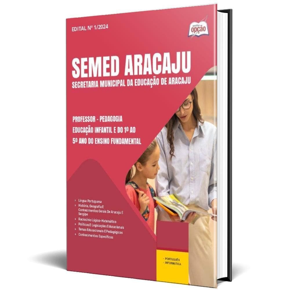 Apostila Semed Aracaju 2024 Professor Pedagogia Educação