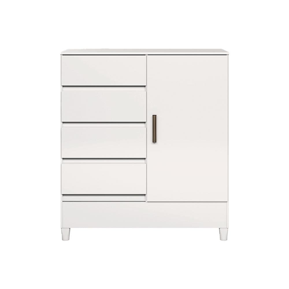 Cômoda 4 gavetas 1 porta Hiper Stok