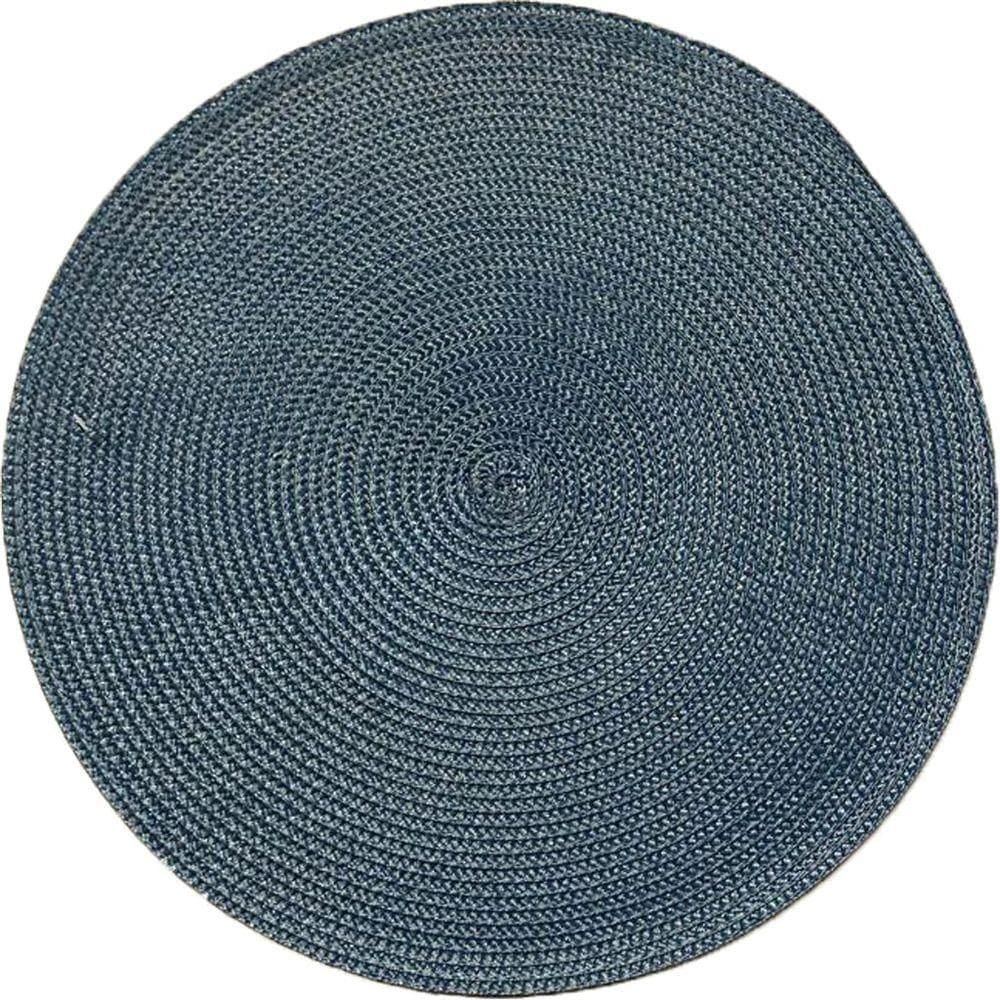 Americano Requinte Liso Para Mesa Redondo 38cm Navy