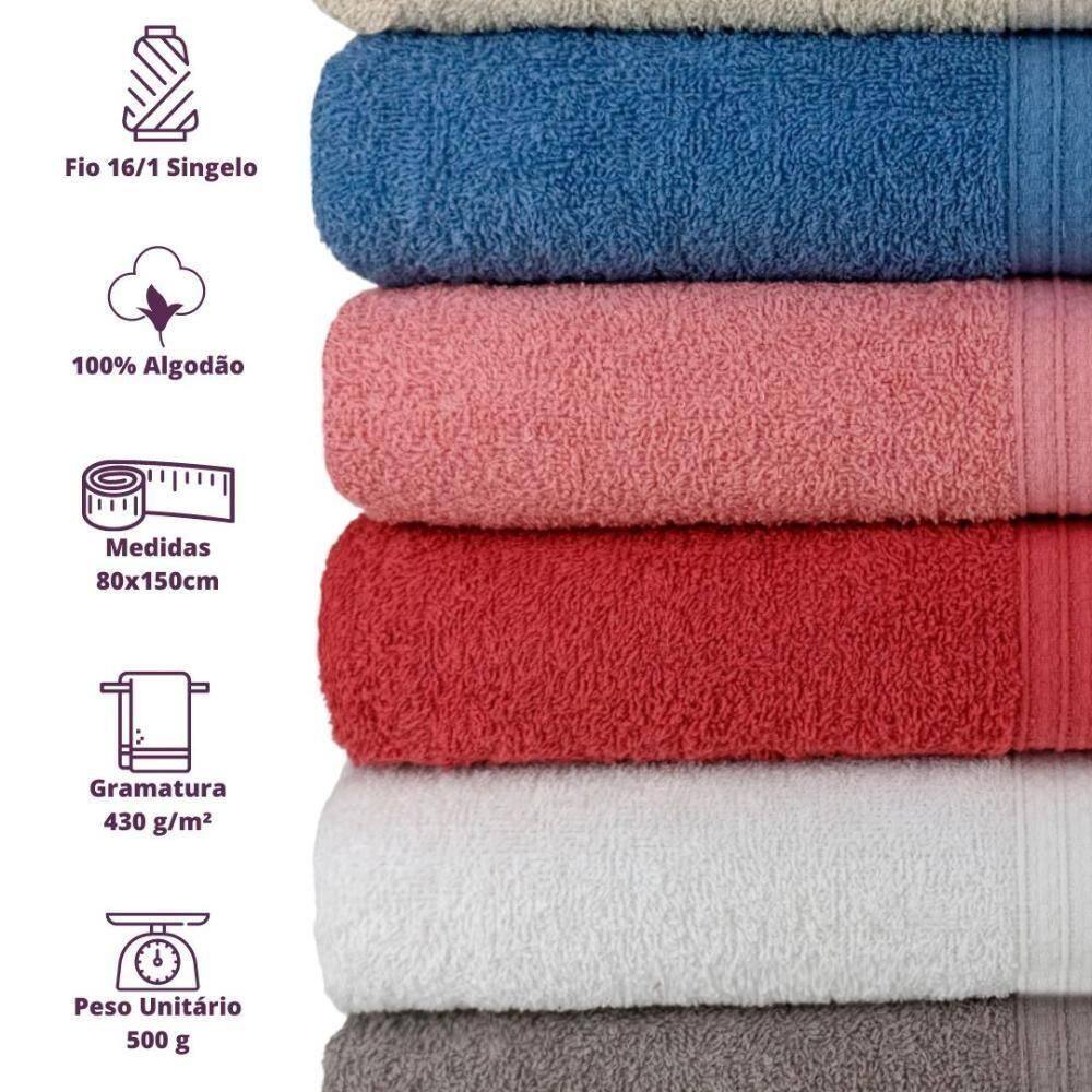 Toalha De Banho Soft Brk 80x150cm - 4xg 