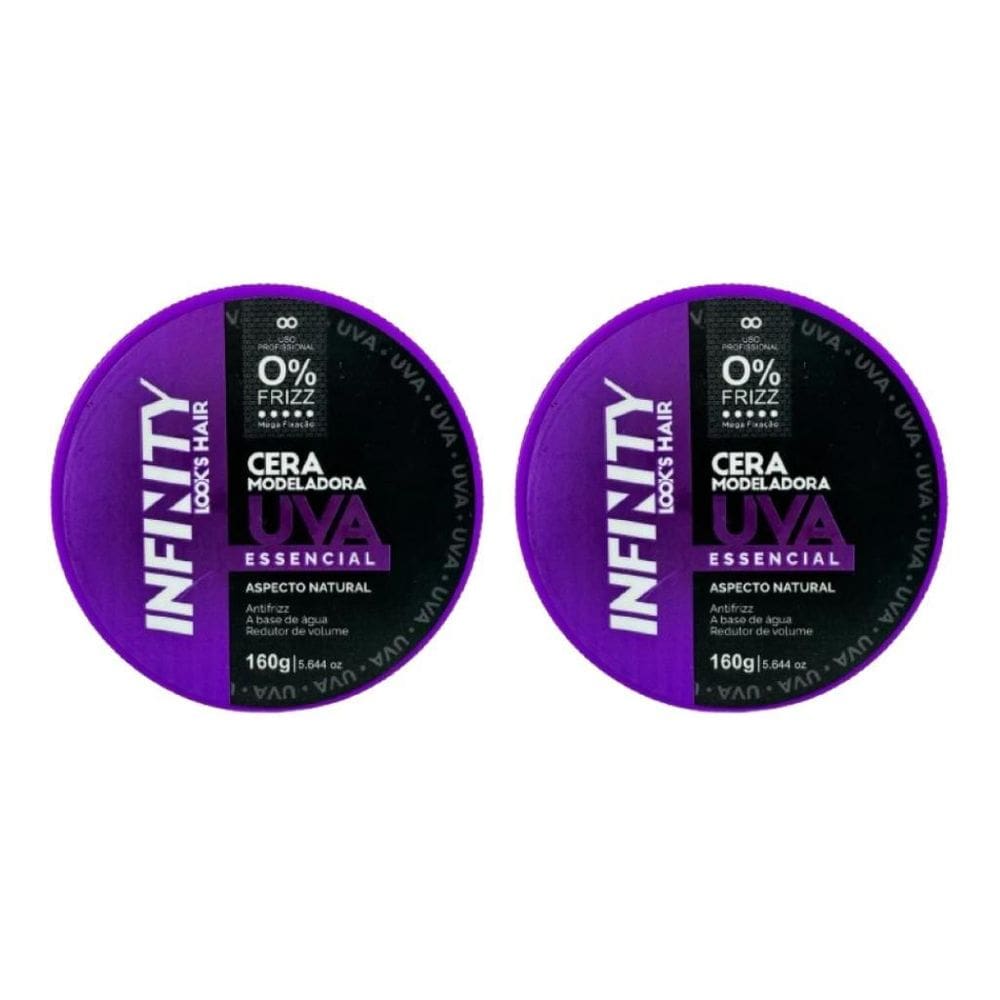 Cera Modeladora Infinity Uva 160G - Kit Com 2Un