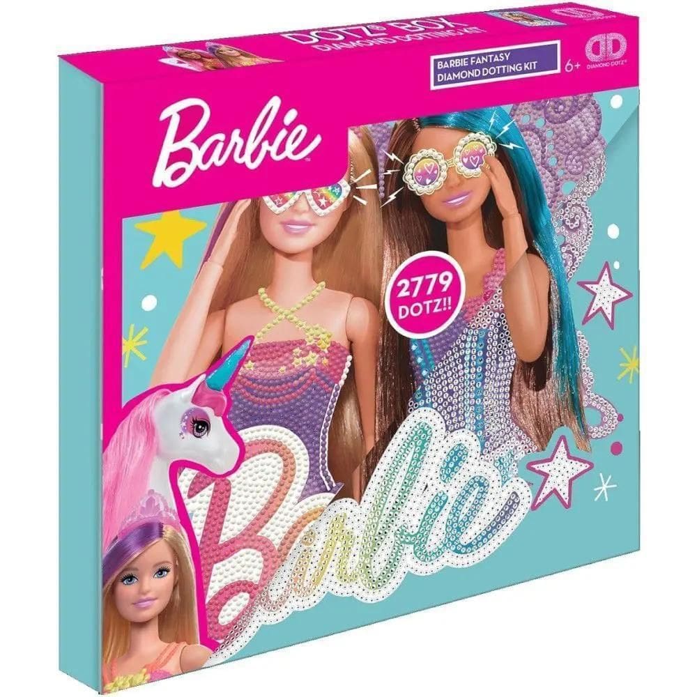 Pintura Em Diamante Barbie Diamond Dotz Fantasia - Fun