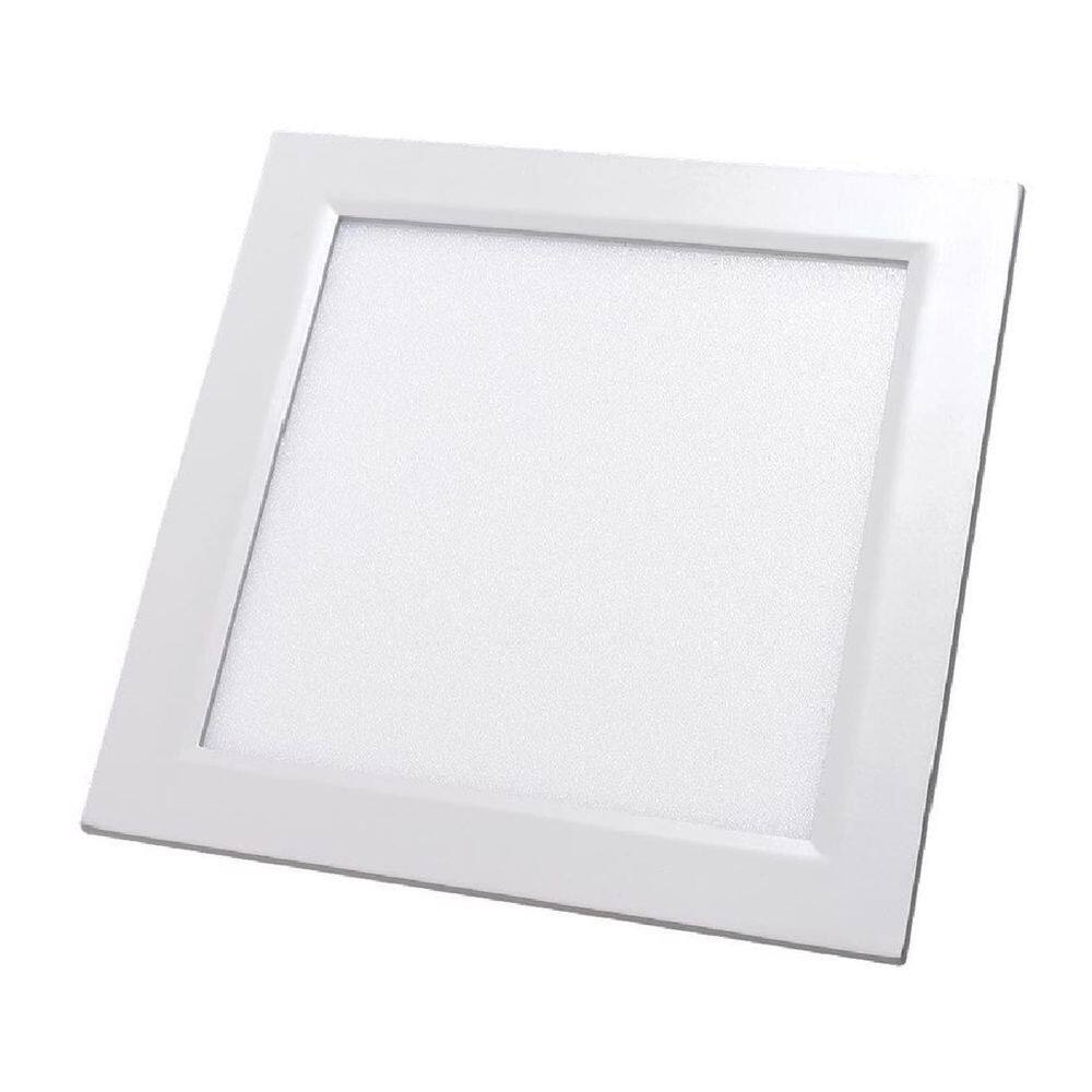 Kit 15 Painel Quadrado Embutir 18W Led Bivolt 6500K Premier