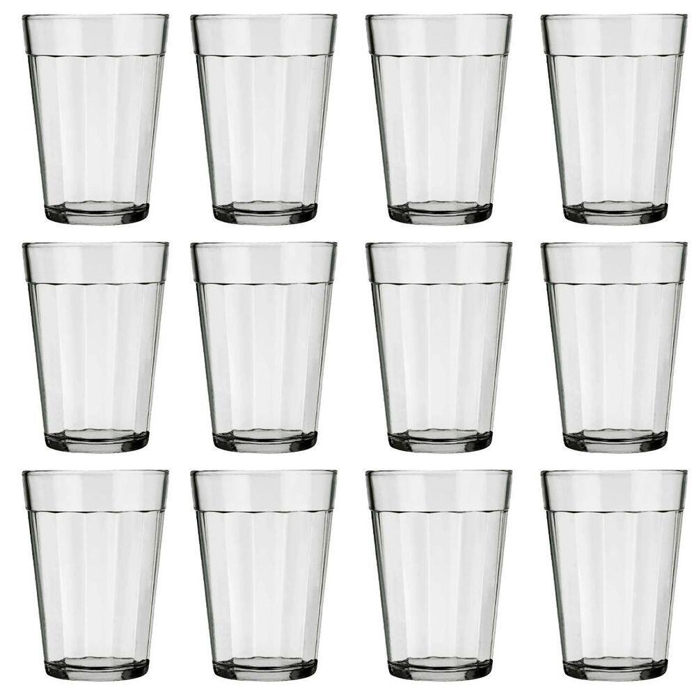 Jogo De 12 Copos Americano Vidro Para Bebidas 190Ml Bar