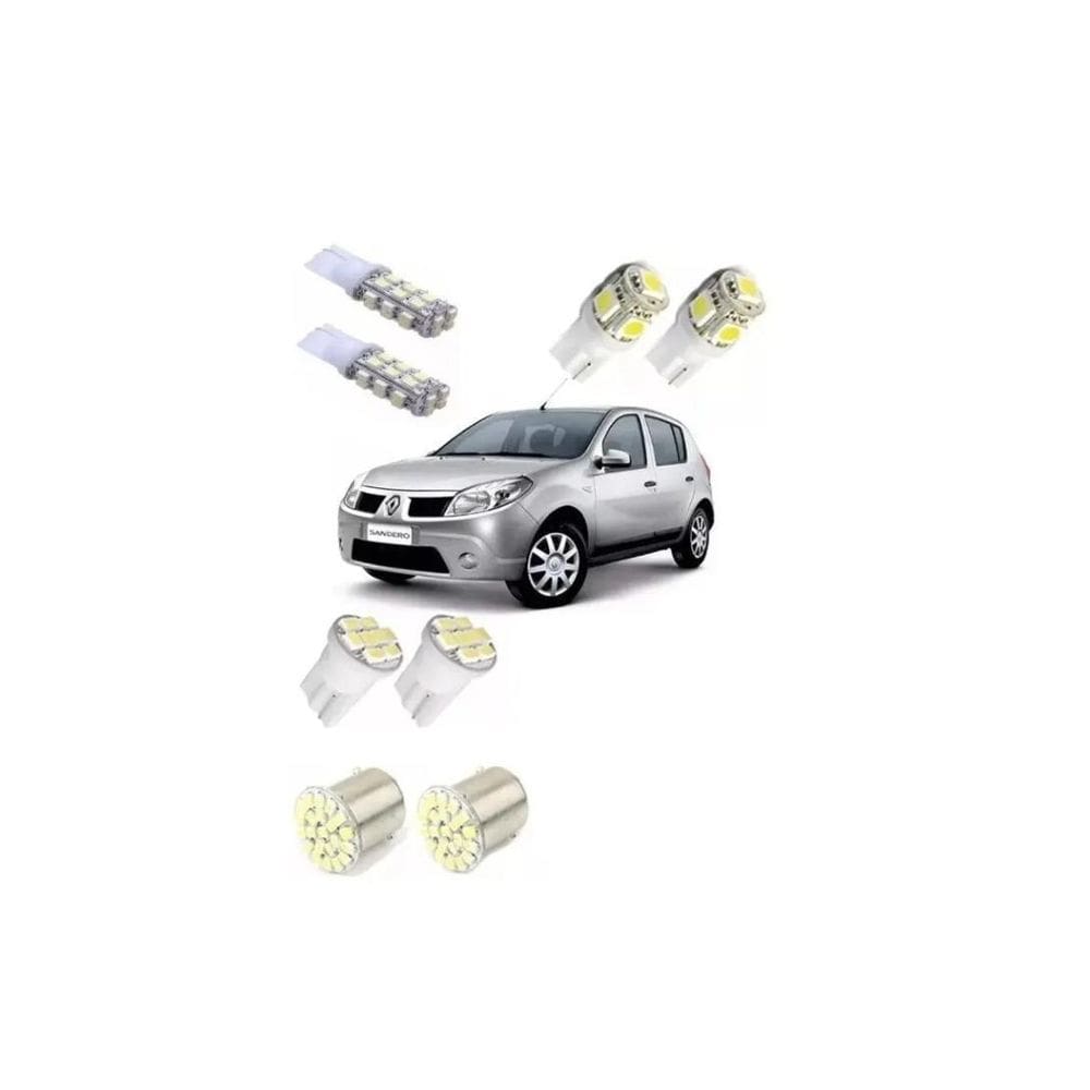 Kit Lampadas Led Renault Sandero Todos Os Anos Compativel