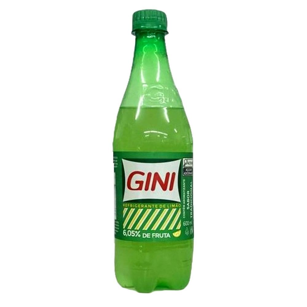 Refrigerante Gini Tradicional Limão Pet 600Ml