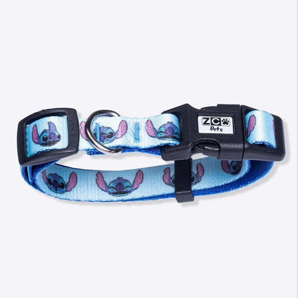 Coleira Para Cachorro Zonacriativa Pets Stitch - Disney P