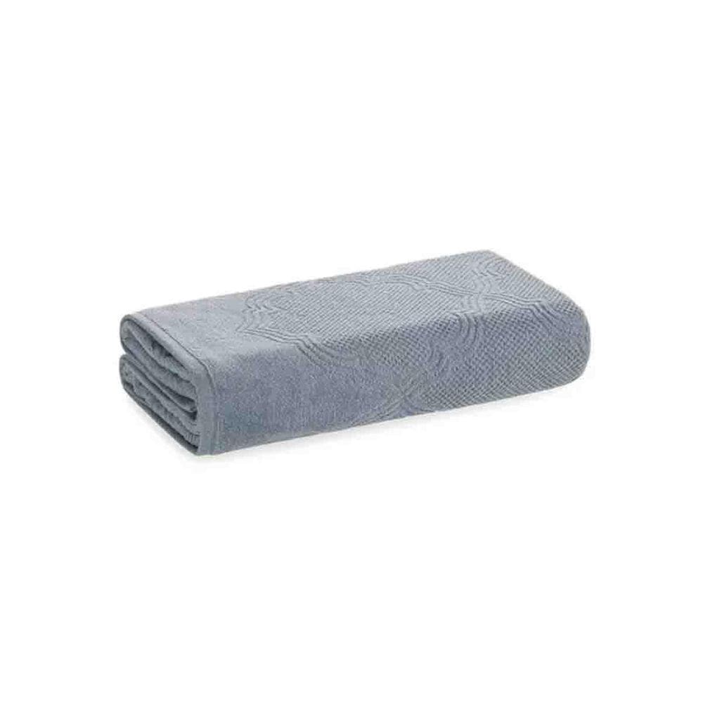 Toalha Banho Galbe Fio Cardado 100% Algodão Azul Karsten