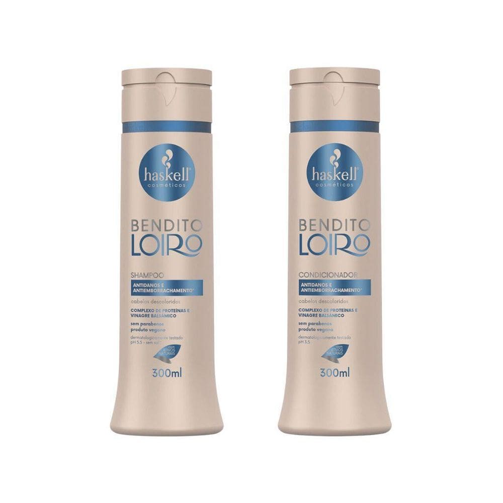 Kit Shampoo + Condicionador 300Ml Bendito Loiro