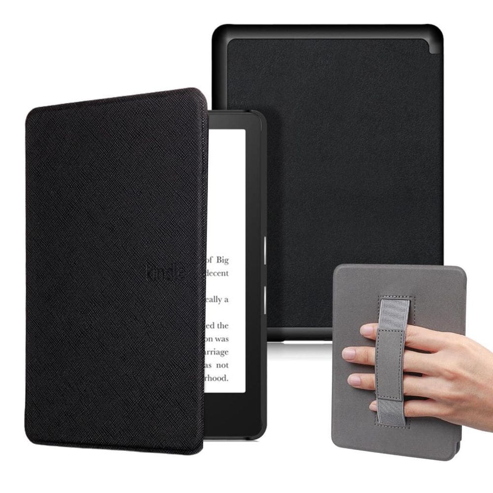 Capinha Couro Com Alça Para Kindle 12 Rs23Cv 6.0 Polegadas