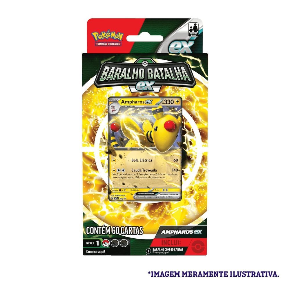 Deck De Batalha Ex Ampharos - Copag