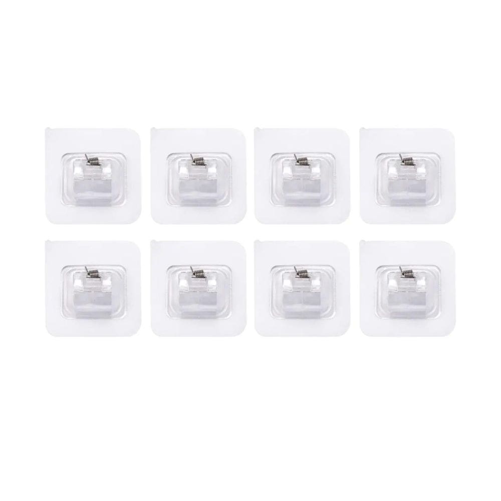 Kit 8 Suportes De Varão Cortina Autoadesivo Mercado Pietra
