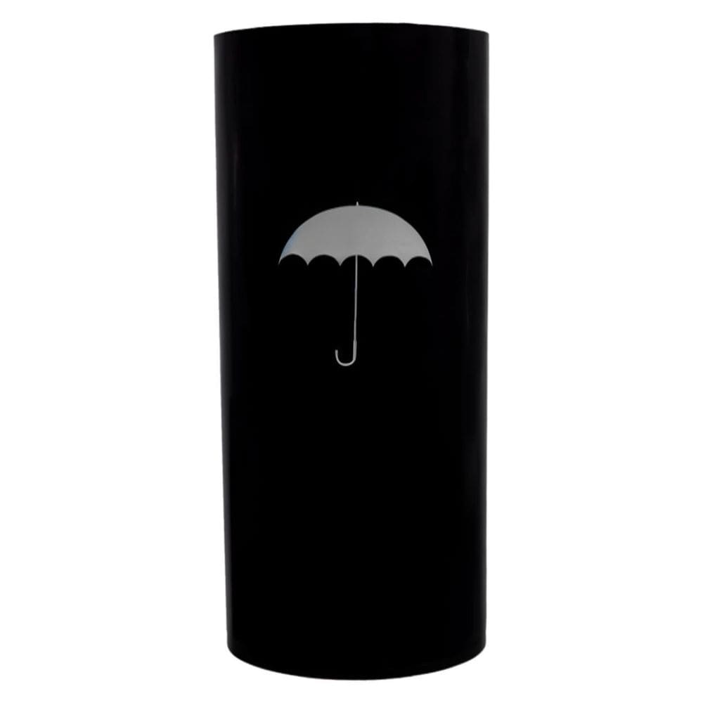 Cesto Plastico Porta Guarda Chuva Marrom Com Adesivo