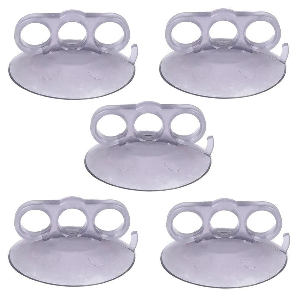 Kit 5 Ventosas Garra PVC Cristal 110mm