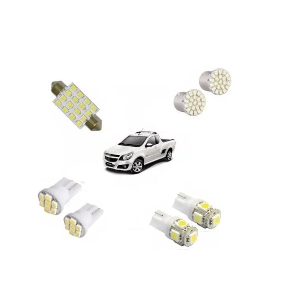 Kit Led Montana 2011/2015 Teto Placa Ré Lanterna