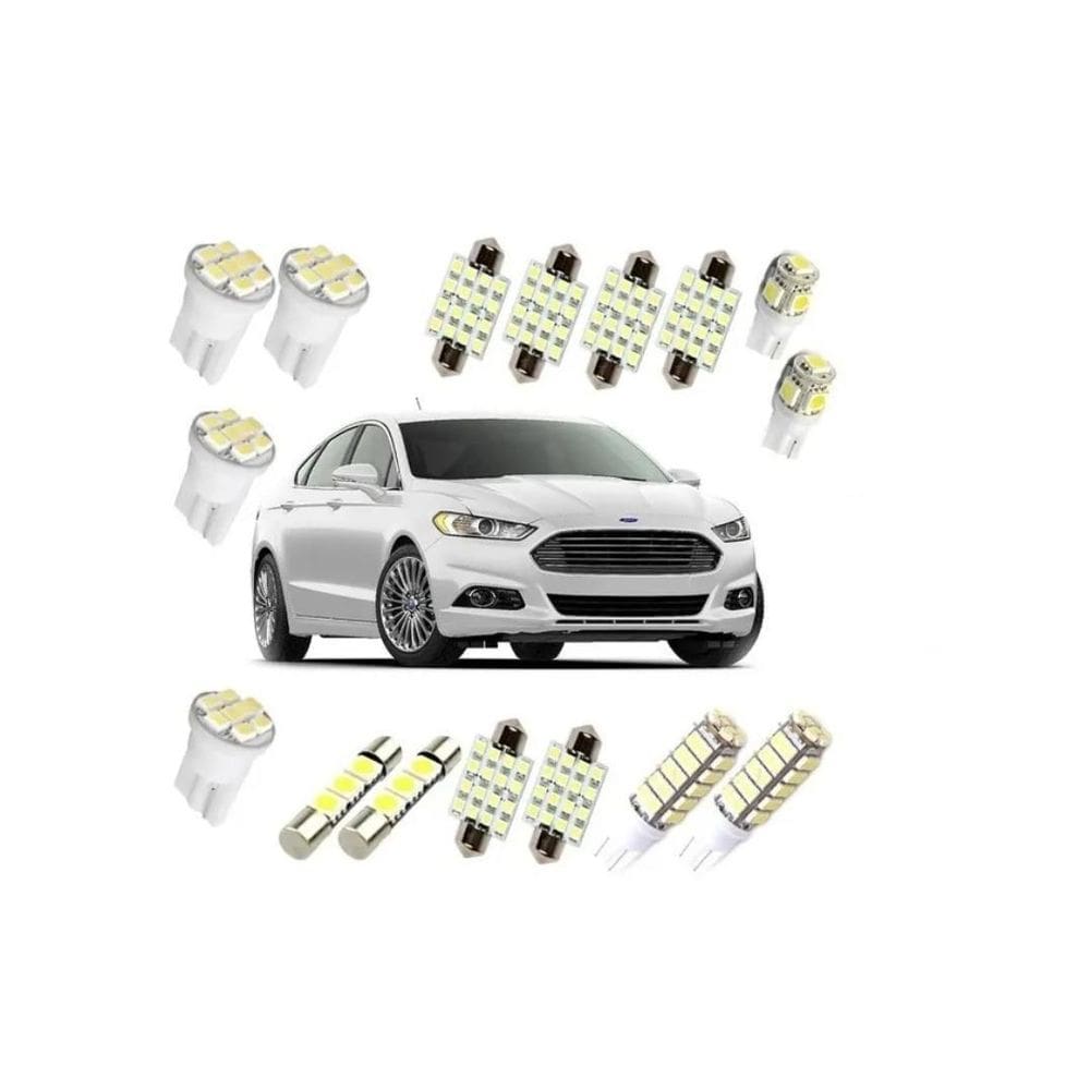 Kit Lâmpadas LED Ford Fusion Blue Lion