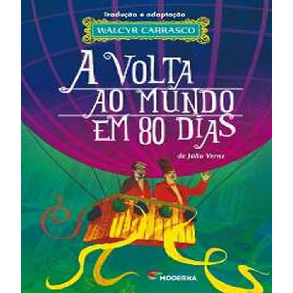 Livro Classicos Universais - Volta Ao Mundo Em 80 Dias