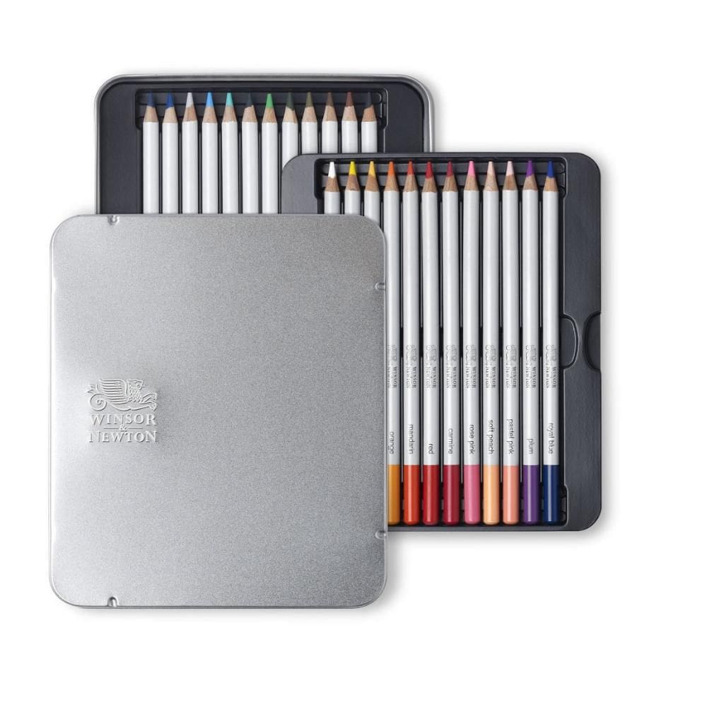 Lápis De Cor Aquarelável Winsor & Newton Studio 24 Cores
