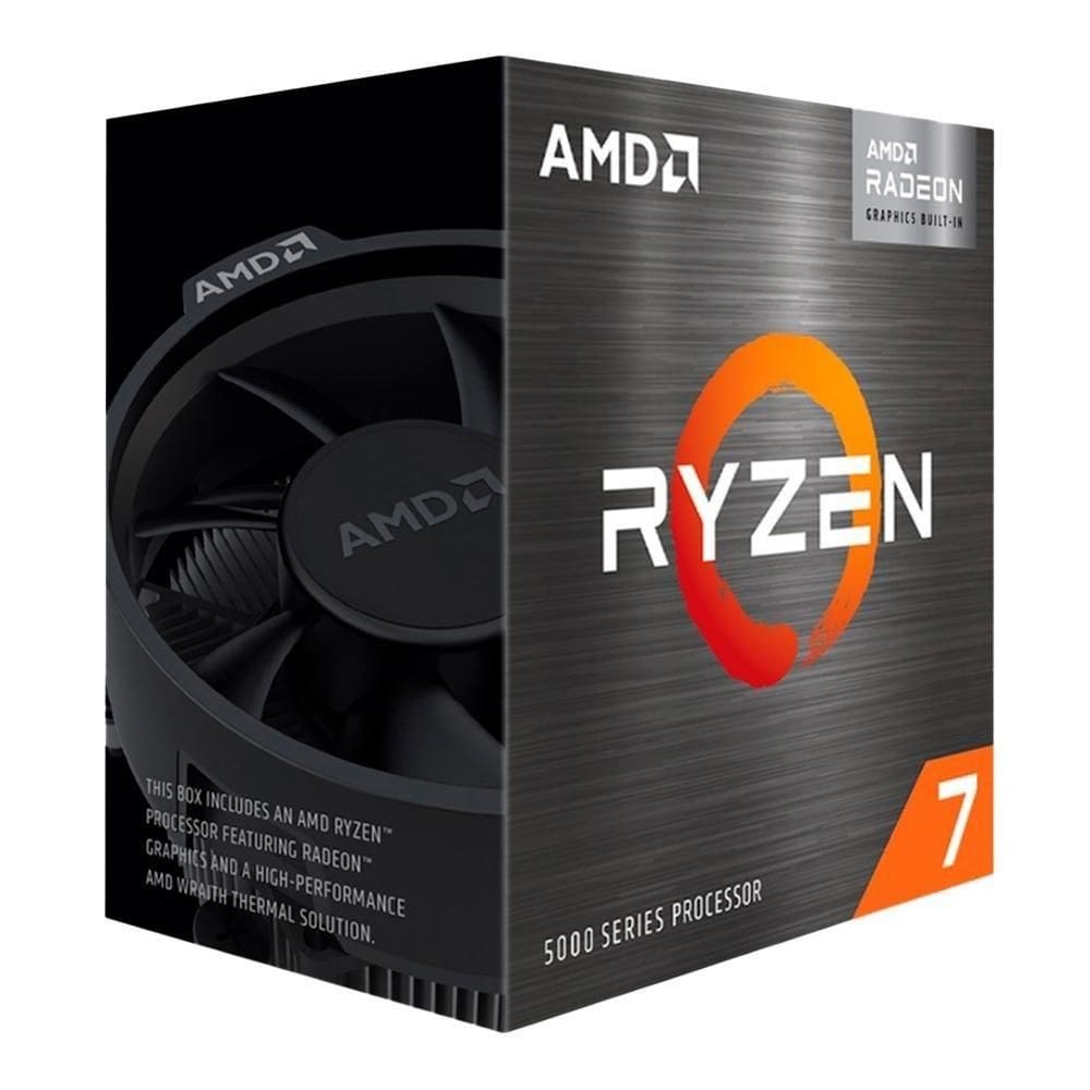 Processador AMD Ryzen 7 5700G, AM4, 3.8 GHz, 8 Cores com Gráfico Radeon Integrado, 100-100000263BOX  AMD