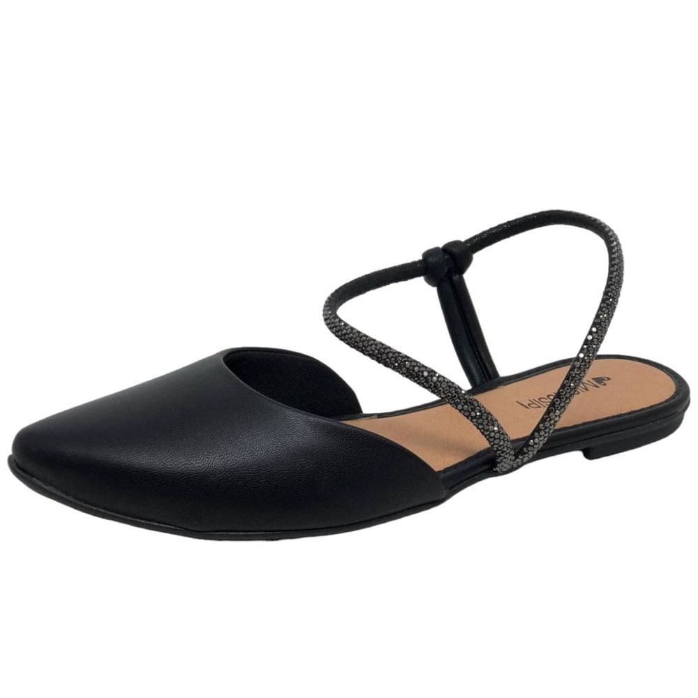 Sapatilha Feminina Tira Strass Conforto Casual Mississipi