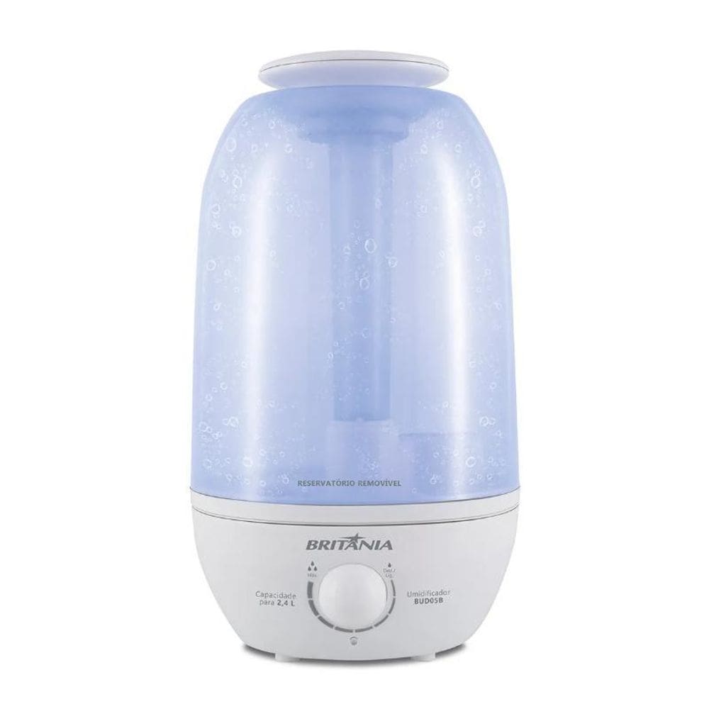 Umidificador de Ar Britania 2,4L Bivolt , Branco, Bud05b