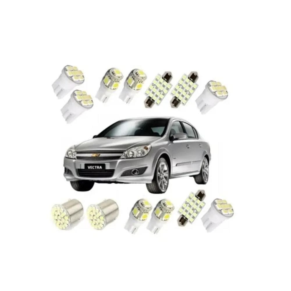 Kit Lâmpada Led Vectra Gt Elite Placa Teto Ré