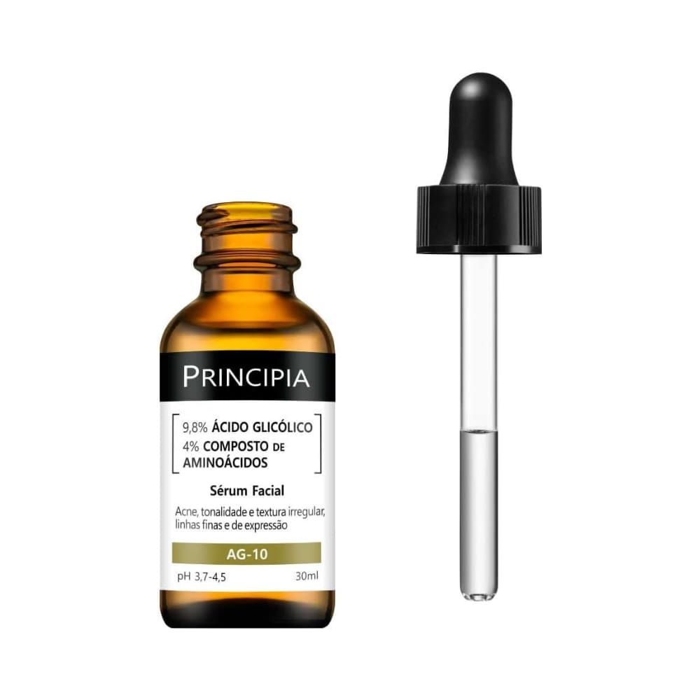 AG-10 Sérum Facial Ácido Glicólico + Aminoácidos - Principia