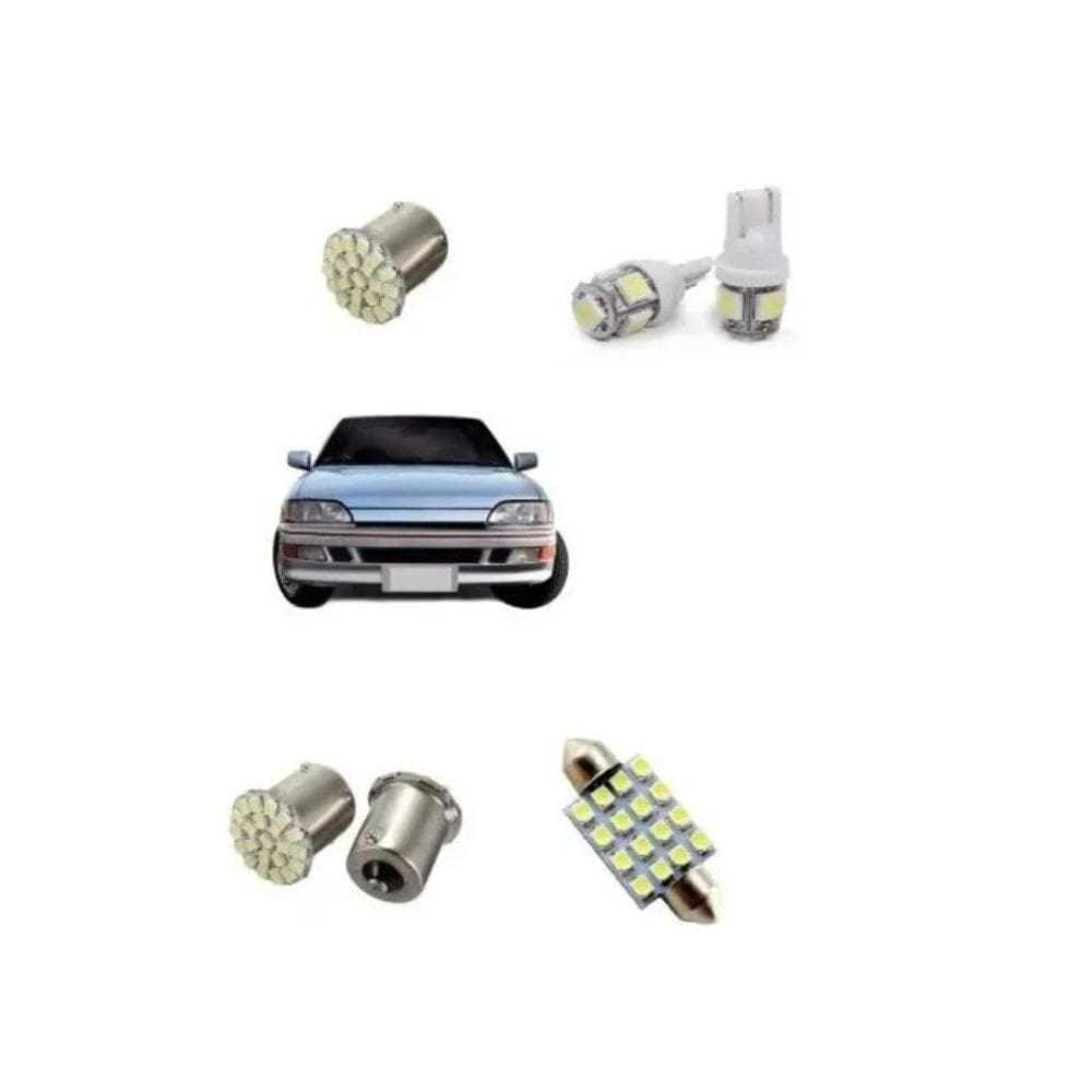 Kit Lâmpadas Super Branca E Leds Escort Sapão