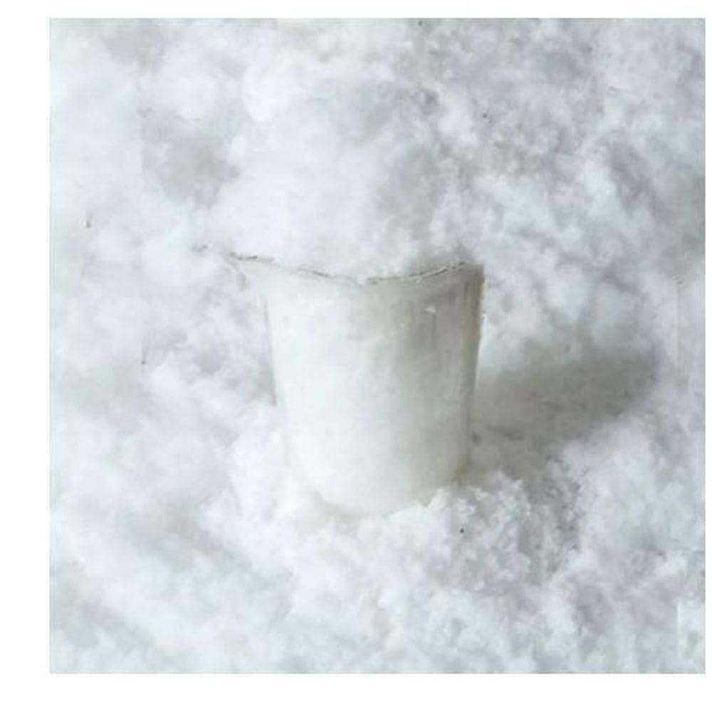 Kit 1,5Kg Neve Artificial Que Gruda Na Árvore Natal Tipo Gel