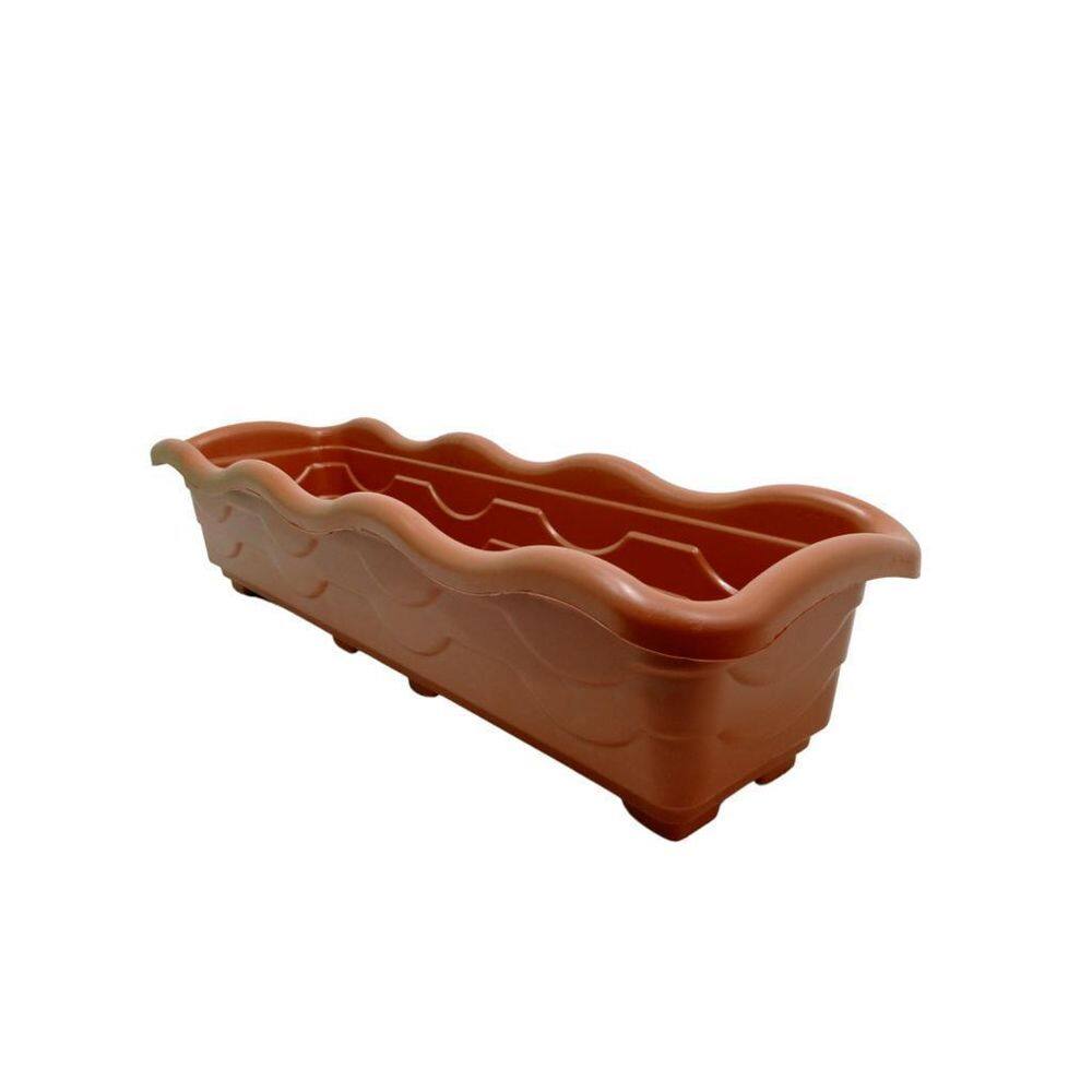 Jardineira Floreira Telha Grande 50X19X15Cm 6,5L De Plastico