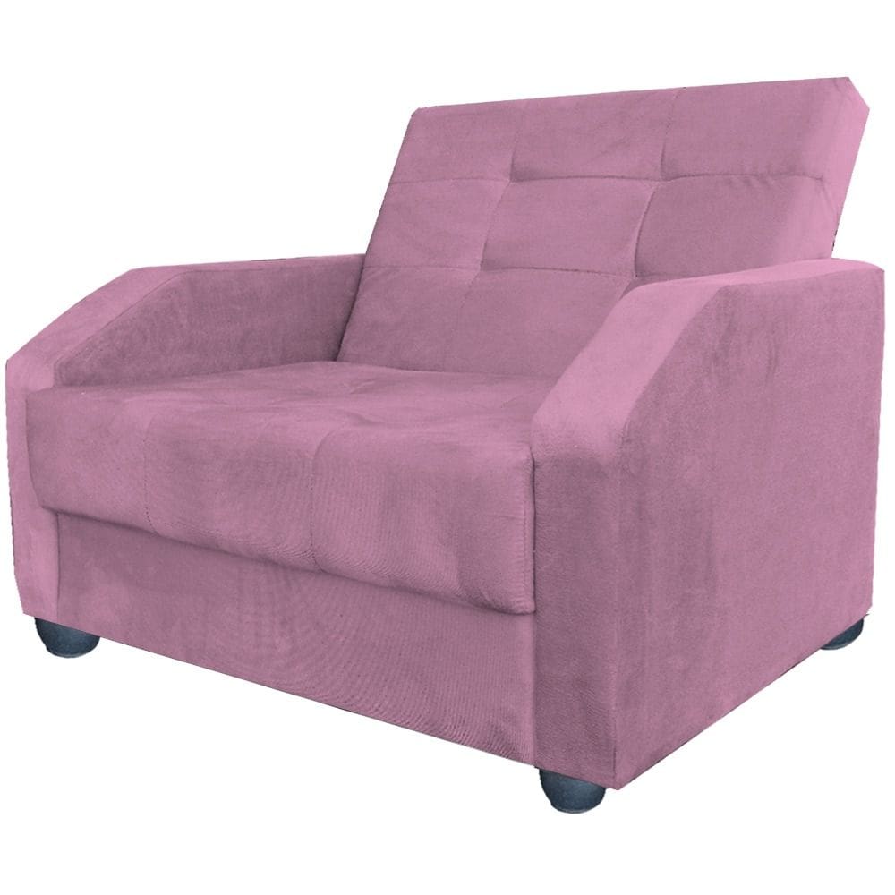 Poltrona Raquel Plus Size Rosa